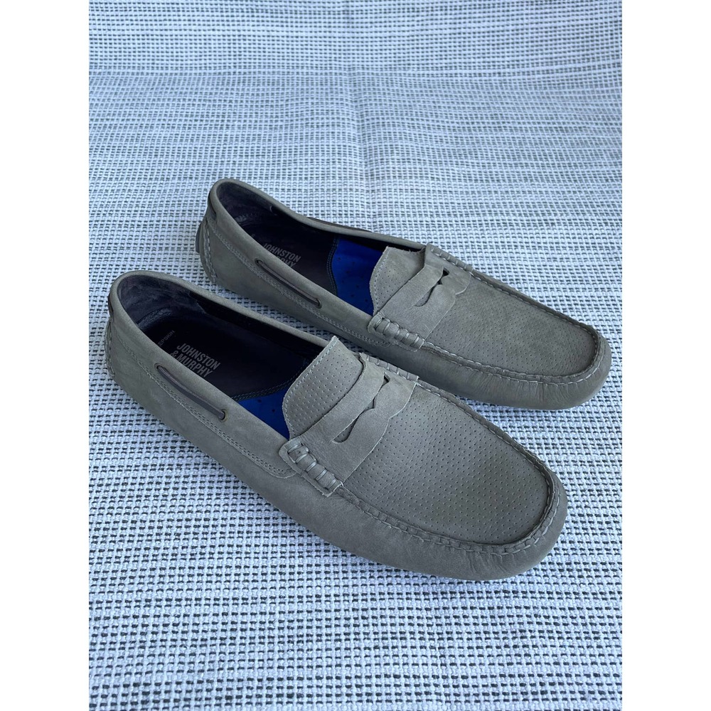 Johnston & Murphy Taupe Loafers - Picture 2 of 8